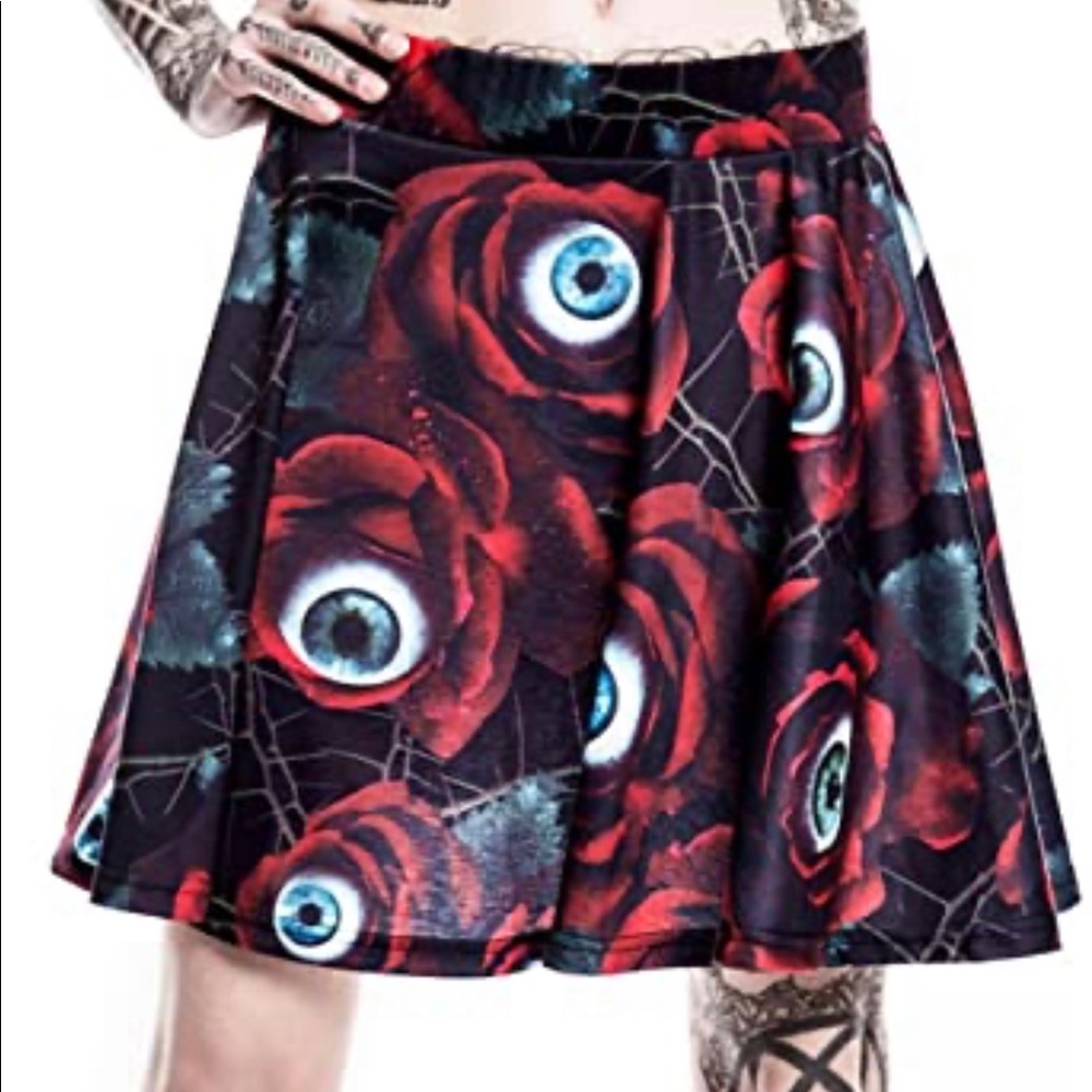 Killstar C U in Paradise skater skirt